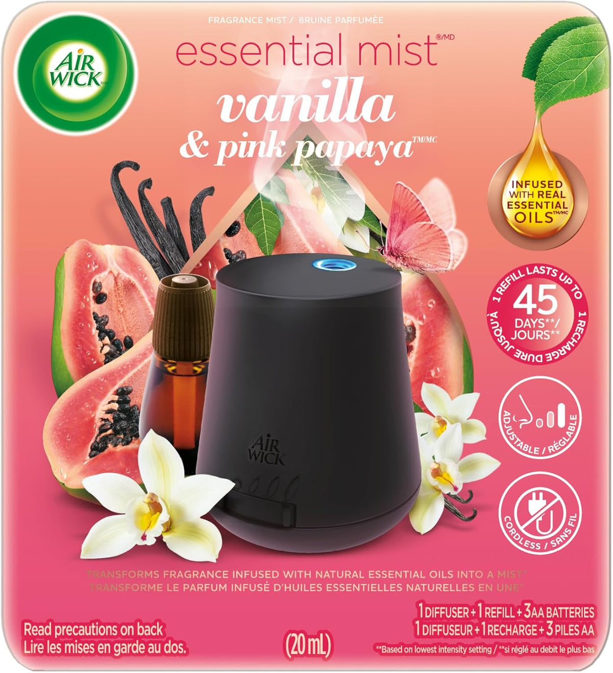 Essential Mist Vanilla & Pink Papaya