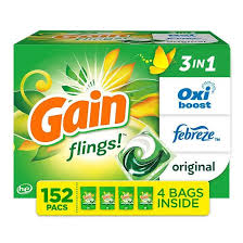 Gain laundry Detergent Flings 3-in-1 laundry pods