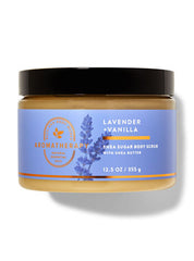 Aromatherapy Lavender + Vanilla Shea Sugar Body Scrub with Shea Butter 355g