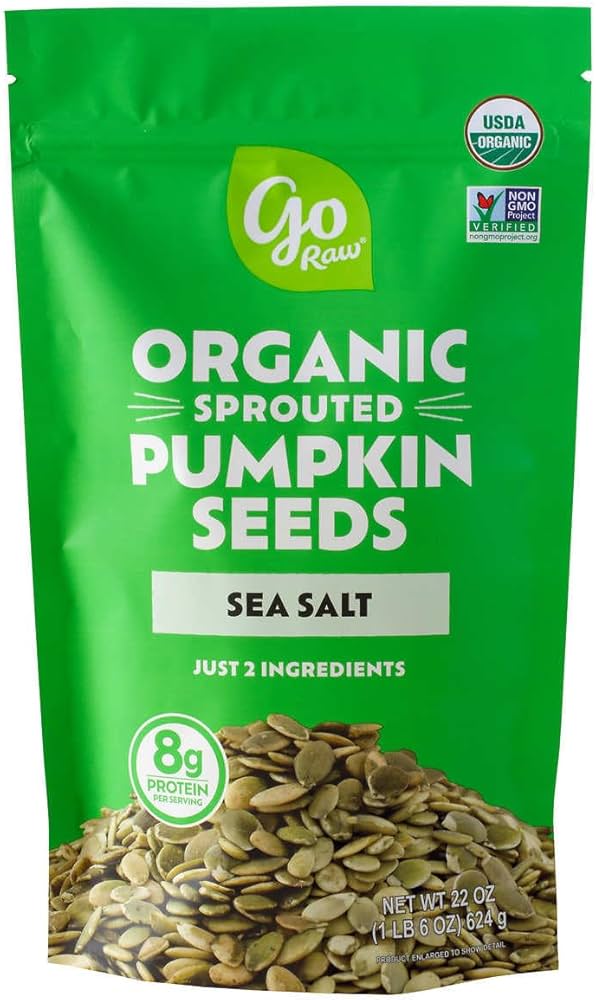Organic Sprouted Pumpkin Seeds 624g