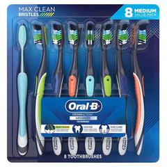 Advanced Toothbrushes 8 Medium Value Pack