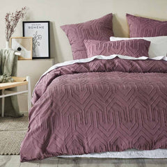 Coverlet Casually Refined Rice Dusty Rose King