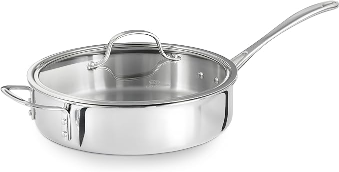 Triply Stainless Steel 3 QT Saute Pan & Cover Style: 619836