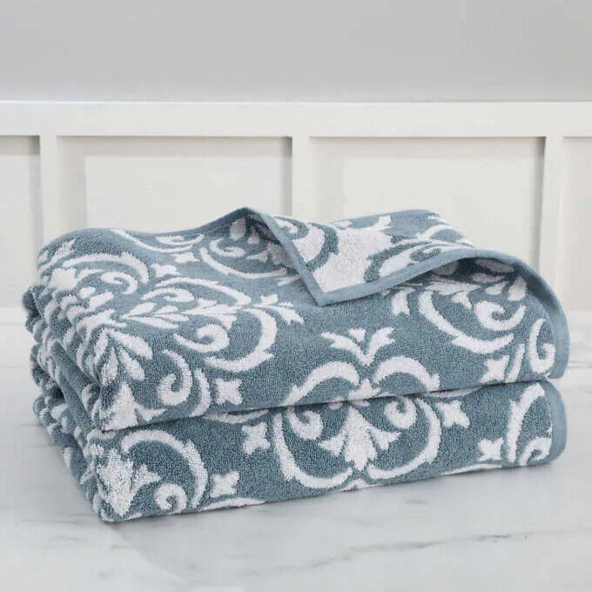 Jacquard Bath Towel 30*58IN ITM: 1669234 Faded Denim