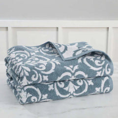 Jacquard Bath Towel 30*58IN ITM: 1669234 Faded Denim