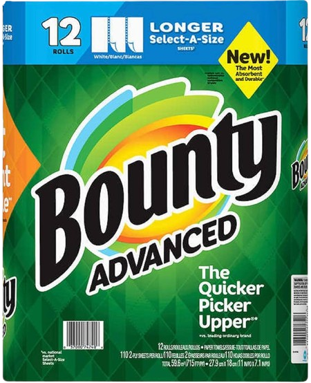 Advanced 12 Rolls Paper Towels