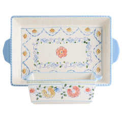 2 Piece Stoneware Bakeware Set