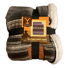 Silk Touch Sherpa Throw Montana Tribal ITM: 2005063