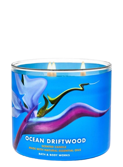 Ocean Driftwood Scented Candle with Natural Essential Oils 411g