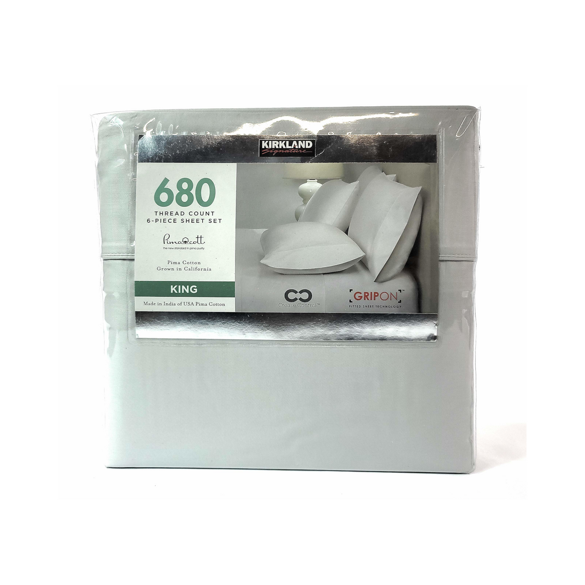 680 Thread Count 6-Piece Sheet Set King Size ITM: 1306091 Oatmeal