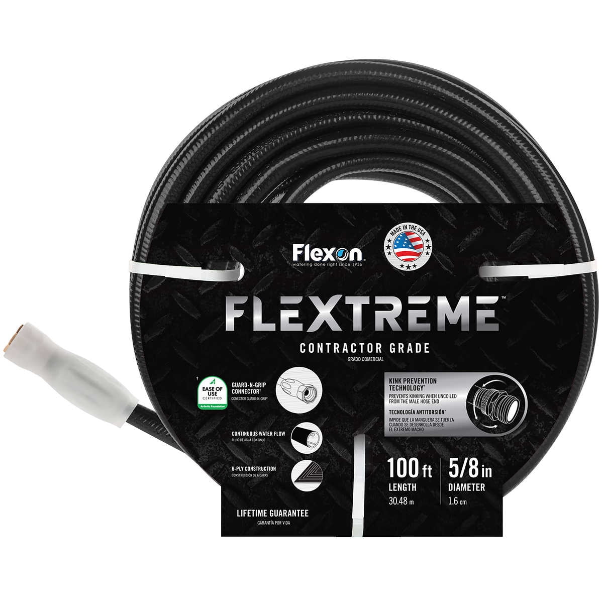 Flextreme Black Contractor Grade 100 Ft Hose Pipe