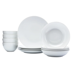 12 Piece Vitrified Porcelain Dinnerware Set