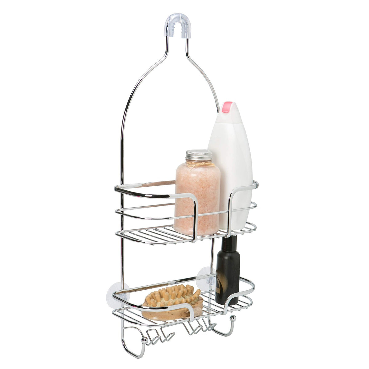 Holland Shower Caddy With Chrome Finish