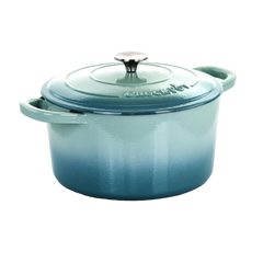 Enameled Cast Iron Dutch Oven 2-Pieces 7Qt