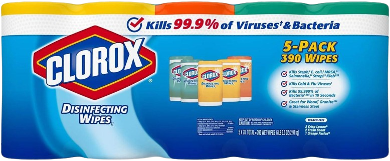 Disinfecting Wipes 425pc 5 Pack