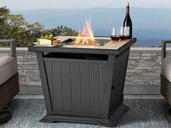 Gas Fire Pit and Table