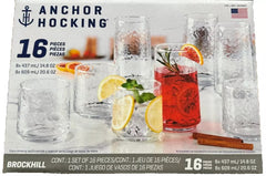 16 Piece Glass Set ITM: 1630887