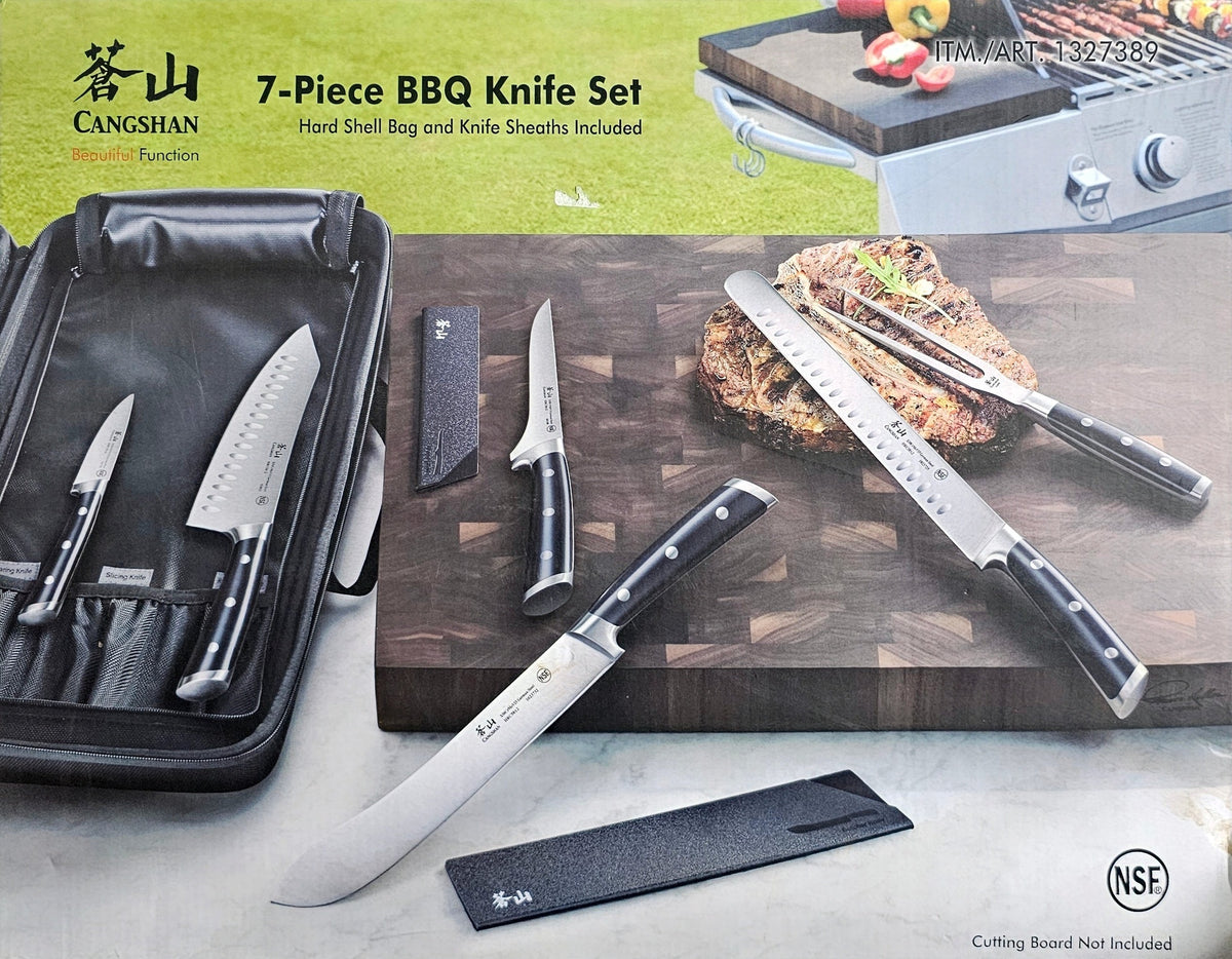 7 Piece BBQ Knife Set