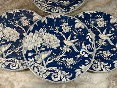 Adelaide Dark Blue Fine Porcelain Dinner Plate