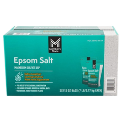 Epsom Salt Magnesium Sulfate USP 2 Bags